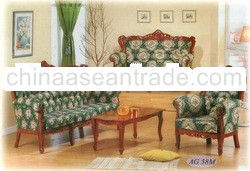 Teak Sofa Sets Classic Design Kembang Mayang V Sofa Indoor Furniture