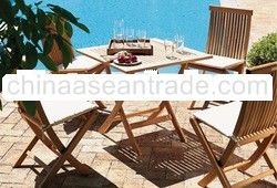 Teak Garden and Outdoor Furniture: Folding Furniture Set