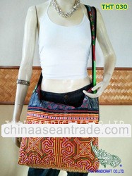 Thai Embroidered HMONG Hill Tribe Shoulder Bag Cross body Bag