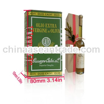 olive oil tin box carton packaging and polybag protection