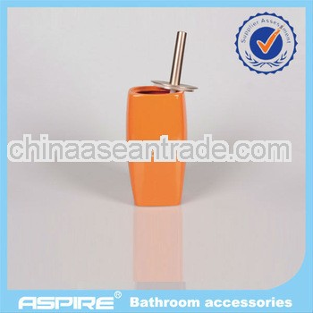 orange toliet brush