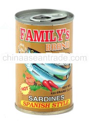 Family's Brand Sardines in Oil, Spanish Style