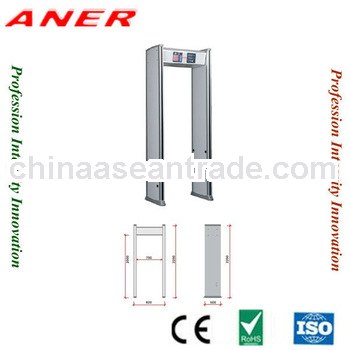 outdoor weather proof walk through metal detector K408