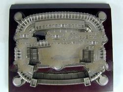 Sterling Silver Model Of Real Madrid Football Stadium