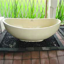 terrazzo bathtub with base BT015