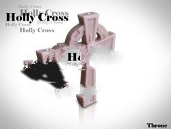 Holly Cross Candle