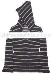 striped hoodie sweater