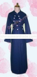 Abaya Syafina with Ribbon Embroidered Button or Shell Button