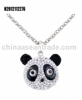 panda pendant necklace, charm chain necklace,fashion necklace