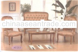 Teak Sofa Set Classic Design Romawi Oval Rose 1 , Indoor Furniture.