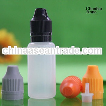 pe 10ml dropper bottle wholesale with childsafety tamper seal long tip for vape liquid packaging