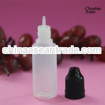 pe 15ml dropper bottle childproof cap long tip