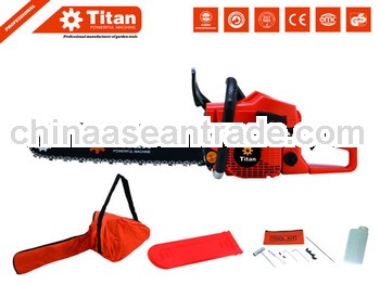 petrol engine chinese chain saws cs5800 with CE, MD certifications cordless chain saw