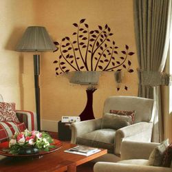 PEMA Wall Sticker w202 Flower Plants Tribal