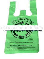 T-shirt plastic bag made in 