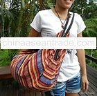 Cotton Travel Messenger Shoulder Bag