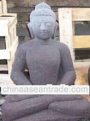 Bali Stone Statue - Buddha Garden Fountain - Lava Stone Buddha