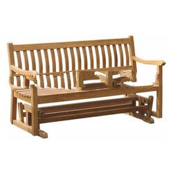 Teak Patio Furniture - Glider Bench
