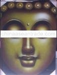 face buddha painting