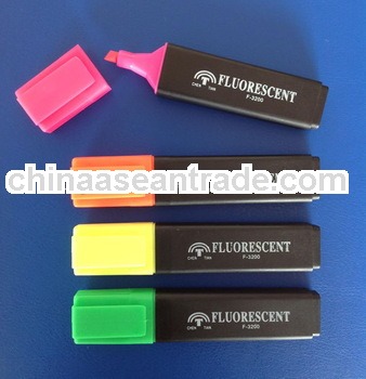 pink highlighter printed pen promotional pen