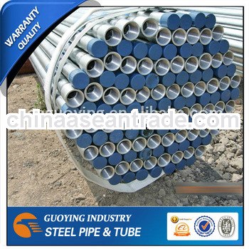 pipe steel galvanized NPT threaded pipe BS1387/ASTM A53/ISO65