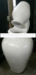 2 VASES WATER FEATURE GARDEN