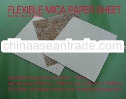  Flexible Laminate Mica Excellent Stable Temperature Paper Sheet