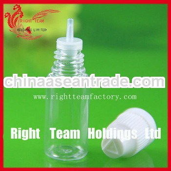 plastic bottles 10ml with childproof cap 9mm triangle braille SGS TUV plastic bottle factory