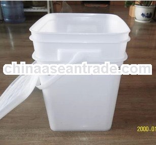 plastic bucket with cover and handle plastic pail 3 gallon bucket