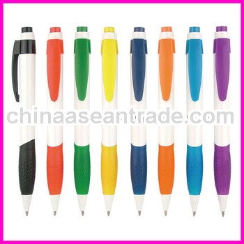 plastic click pen set with logo