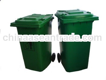 plastic garbage bin