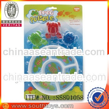 plastic jump frog game toy