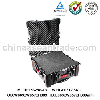 plastic shockproof and watertight equipment case