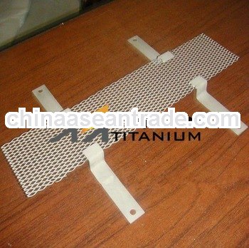 platinized titanium mesh node for water ionizer