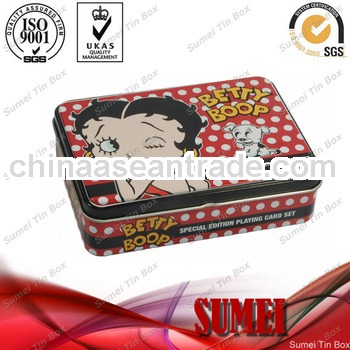 playing cards custom design tin box