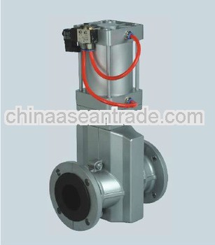 pneumatic Aluminum pinch valve pipe clamp valve,handle pinch valve