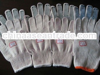 polyester cotton labour safety gloves