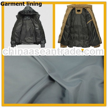 polyester pongee lining with good price