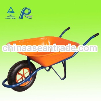 powered metal tray farming wheelbarrow wb6400