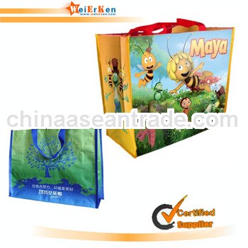 pp laminated eco shopping bag for promotion