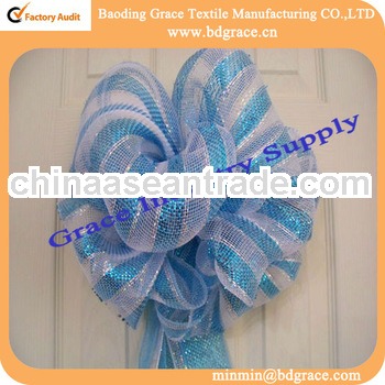 pp plastic Multicolor high quanlity deco mesh