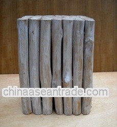 Ranting Square Wooden Stool