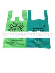 T-shirt plastic bag made in 