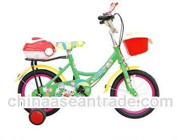 pretty 4 wheel 12inch bicycle for kids