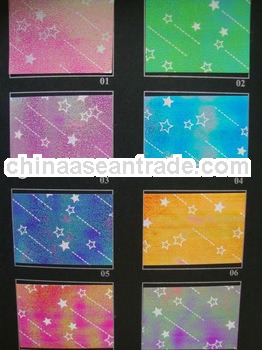 printed iridescent gift wrapping paper