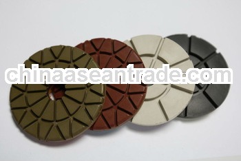 professional factory 4 inch dry diamond polishing pad for granite polishing