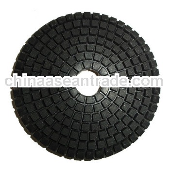 professional factory velcro black 3"-7" sharp diamond polishing pads for floor polishing (