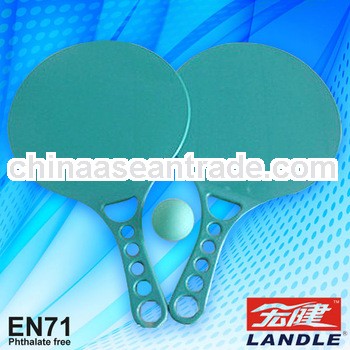 promotion cheap customers logo ps pp plastic racket toys