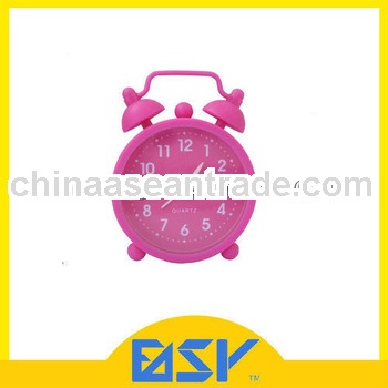 promotion gift silicone alarm mini desk clock