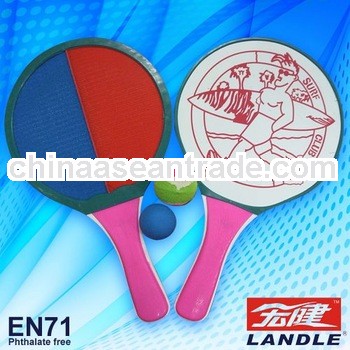 promotion professional advertising velcro beach racket